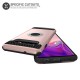 Olixar ArmaRing Samsung Galaxy S10 Finger Loop Tough Case - Rose Gold
