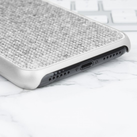 LoveCases Luxury Crystal iPhone X Case - Silver