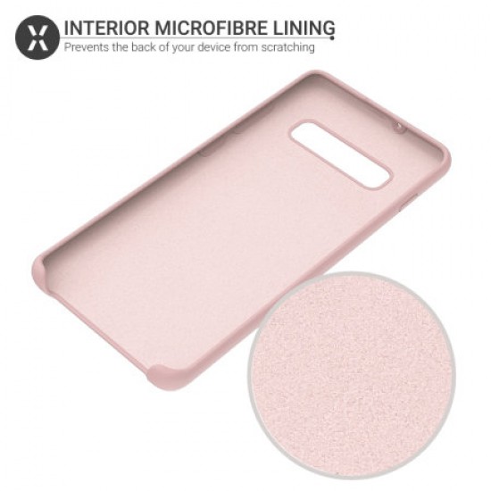Olixar Samsung Galaxy S10 Soft Silicone Case - Pastel Pink