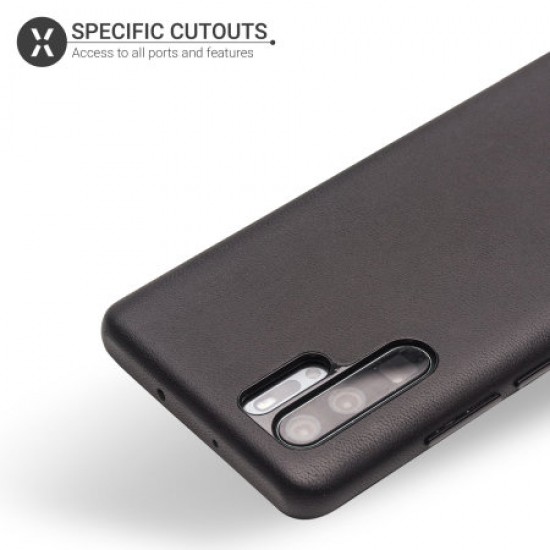 Olixar Genuine Leather Huawei P30 Pro Case - Black