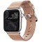Nomad Apple Watch 40mm / 38mm Modern Natural Leather Strap - Silver