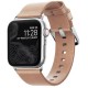 Nomad Apple Watch 40mm / 38mm Modern Natural Leather Strap - Silver Nomad Apple Watch 40mm / 38mm Modern Natural Leather Strap - Silver