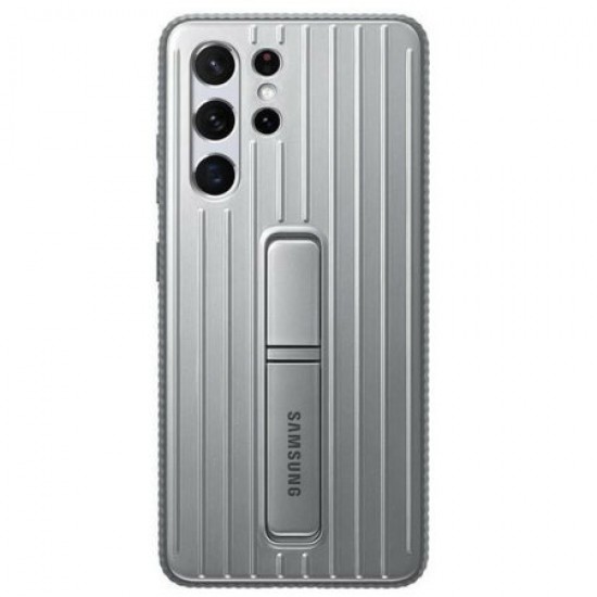 Official Samsung Galaxy S21 Ultra Protective Standing Case - Grey