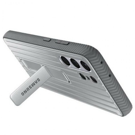 Official Samsung Galaxy S21 Ultra Protective Standing Case - Grey