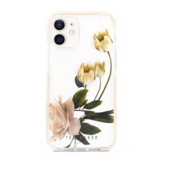 Ted Baker Elderflower iPhone 12 Anti-Shock Case - Clear