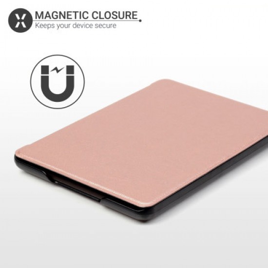 Olixar Leather-style Kindle Paperwhite 4 Case - Rose Gold