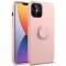 Zizo Revolve Series iPhone 12 Pro Thin Ring Case - Rose Quartz