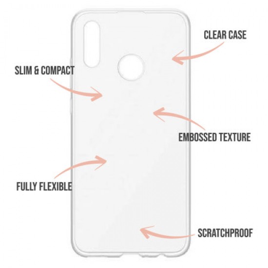 LoveCases Huawei P Smart 2019 Roses Clear Phone Case LoveCases Huawei P Smart 2019 Roses Clear Phone Case
