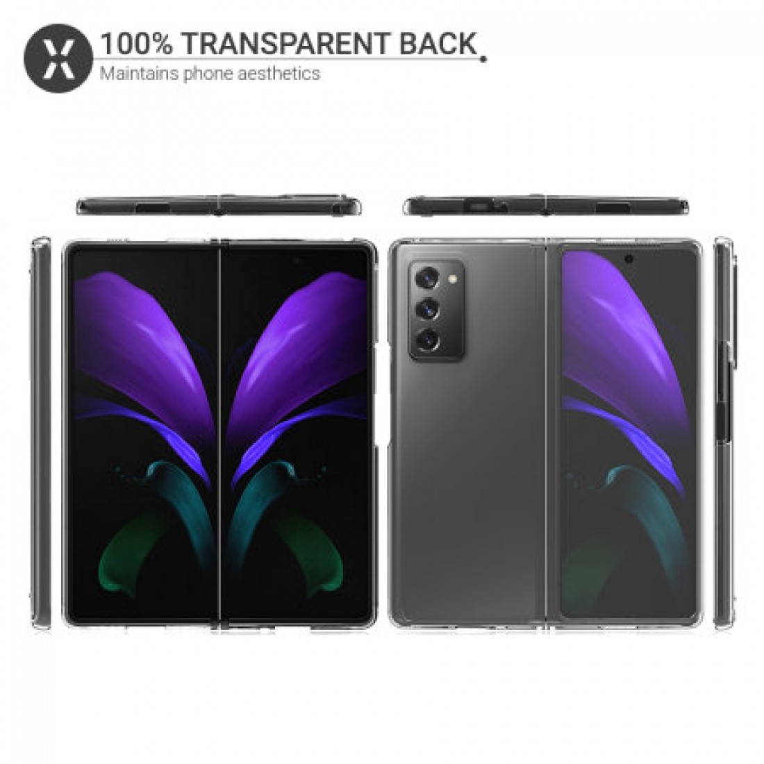 Olixar ExoShield Samsung Gal axy Z Fold 2 5G Case - Clear