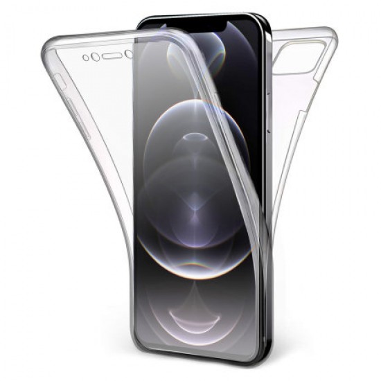 Olixar FlexiCover Full Body iPhone 12 Pro Gel Case - Clear