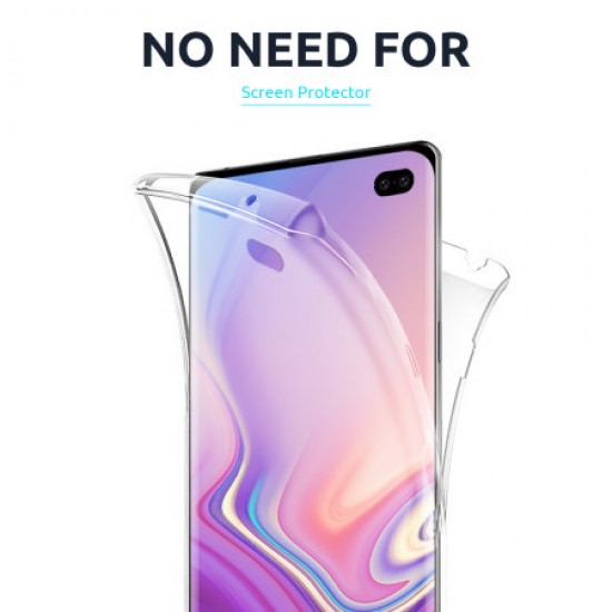 Olixar FlexiCover Full Body iPhone 12 Pro Gel Case - Clear