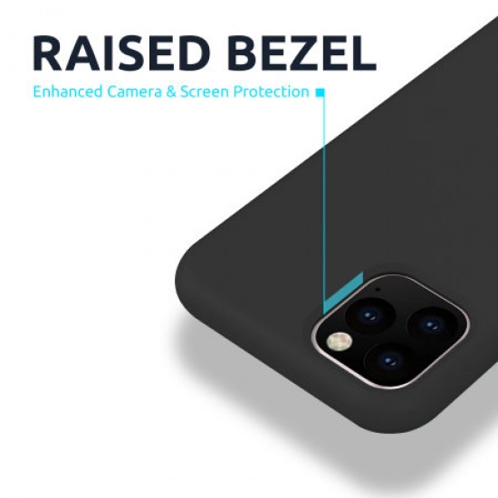 Olixar Soft Silicone iPhone 12 mini Case - Black