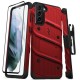 Zizo Bolt Samsung Galaxy S21 Plus Tough Case & Screen Protector - Red