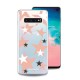 LoveCases Samsung S10 Plus Pink Star Clear Phone Case LoveCases Samsung S10 Plus Pink Star Clear Phone Case