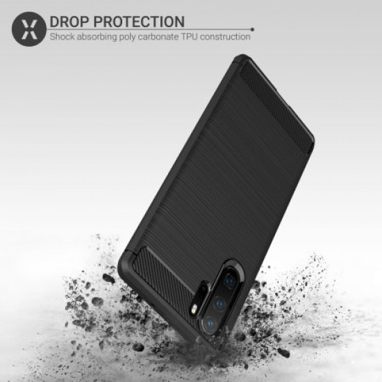 Olixar Sentinel Huawei P30 Pro Case and Glass Screen Protector - Black