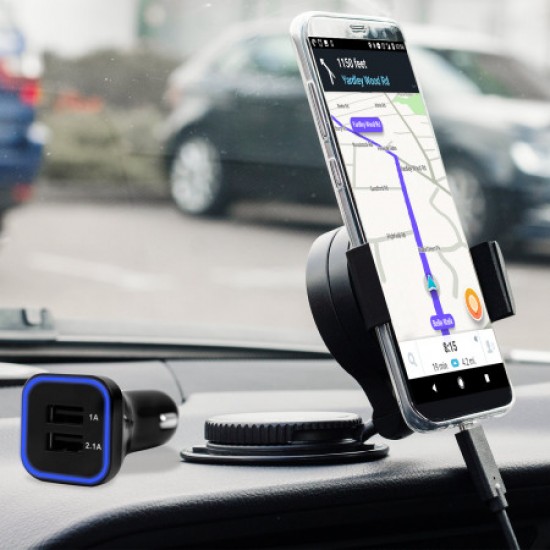 Olixar DriveTime Samsung Galaxy S8 Plus Car Holder & Charger Pack