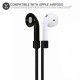 Olixar Soft Silicone Anti-Loss AirPods EarPhone Strap - Black Olixar Soft Silicone Anti-Loss AirPods EarPhone Strap - Black