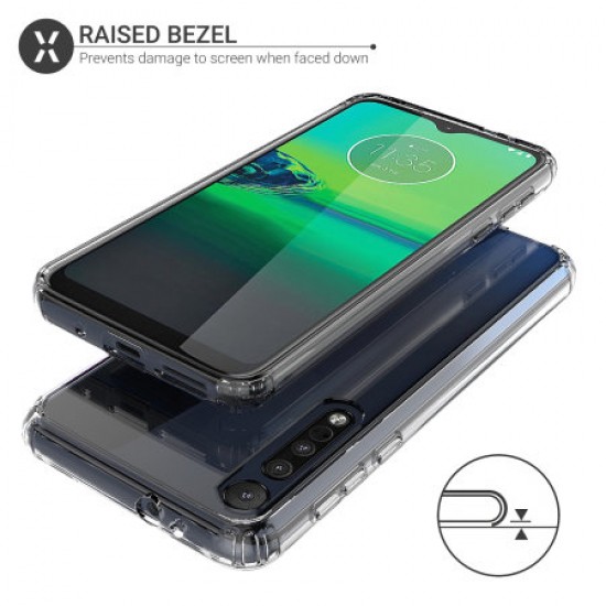 Olixar ExoShield Tough Snap-on Motorola Moto G8 Play Case - Clear
