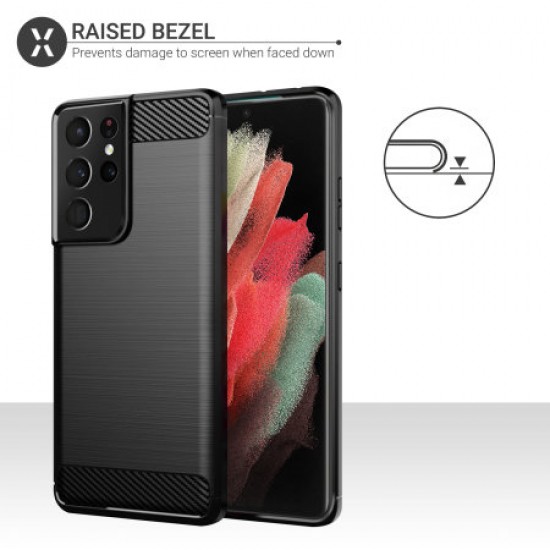 Olixar Sentinel Samsung Galaxy S21 Ultra Case & Glass Screen Protector