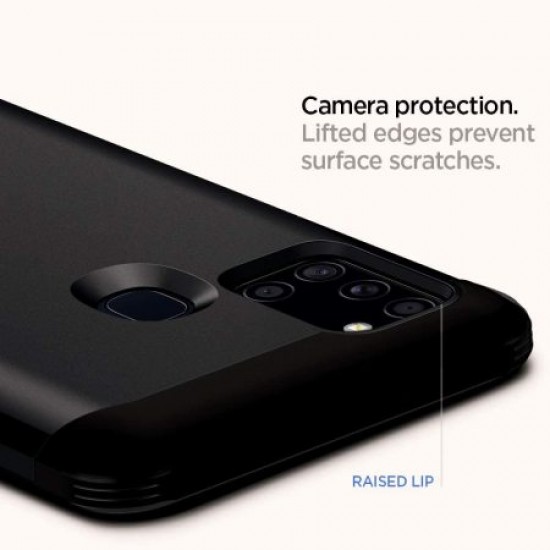 Spigen Tough Armor Samsung Galaxy A21s Case - Metal Slate