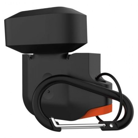 UAG Apple AirPods Silicone Case - Black/Orange