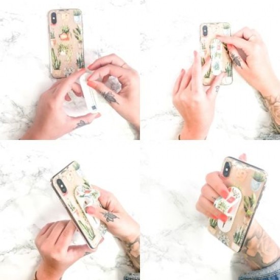 Lovecases Lovehearts Phone Grip & Stand - Black Lovecases Lovehearts Phone Grip & Stand - Black