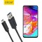 Olixar USB-C Samsung Galaxy A70 Charging Cable - Black 1m