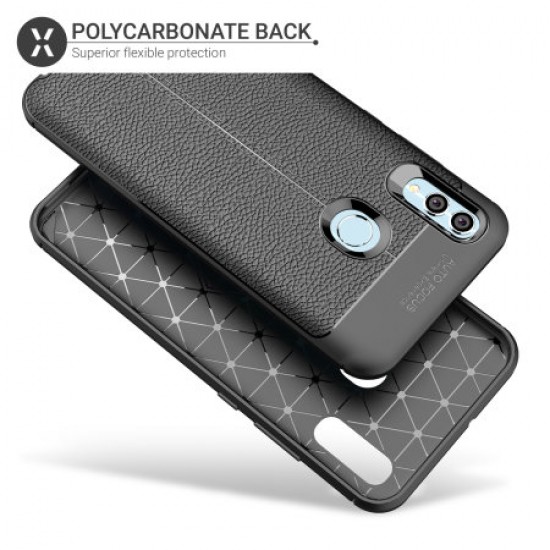 Olixar Attache Huawei Y7 Prime Leather-Style Case - Black