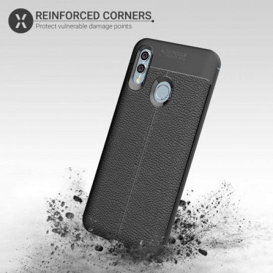 Olixar Attache Huawei Y7 Prime Leather-Style Case - Black