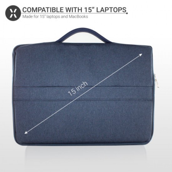 Olixar Canvas 15" Laptop Bag - Blue