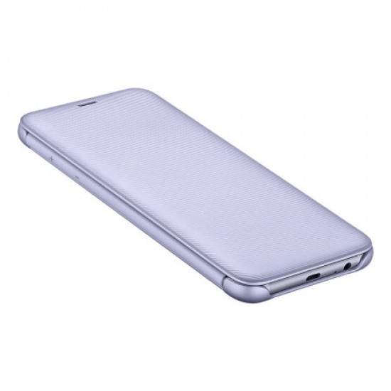 Official Samsung Galaxy A6 2018 Wallet Cover Case - Purple