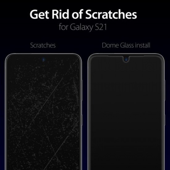 Whitestone Dome Samsung Galaxy S21 Full Cover Screen Protector 2-Pack