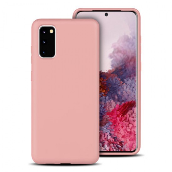 Olixar Samsung Galaxy S20 Soft Silicone Case - Pastel Pink