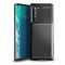 Olixar Carbon Fibre Motorola Edge Case - Black