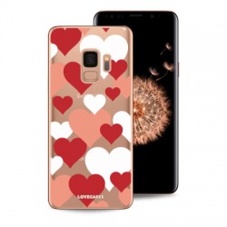 LoveCases Samsung S9 Plus Lovehearts Clear Phone Case