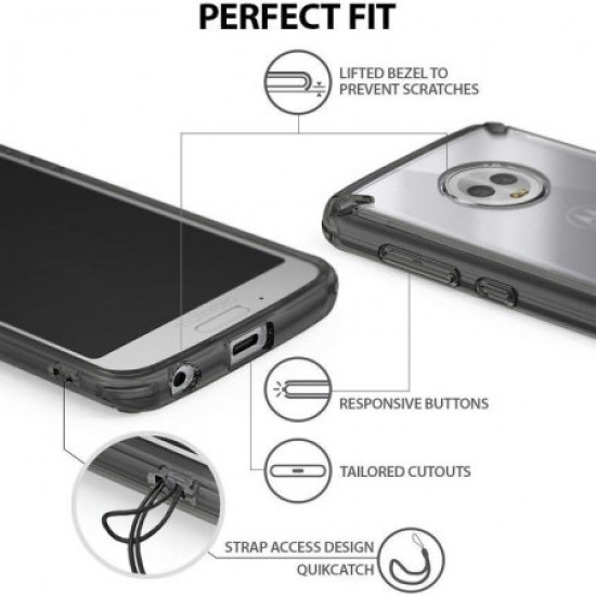 Ringke Fusion Motorola Moto G6 Case - Smoke Black Ringke Fusion Motorola Moto G6 Case - Smoke Black
