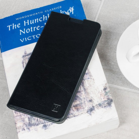 Olixar Leather-Style HTC Desire 530 / 630 Wallet Stand Case - Black