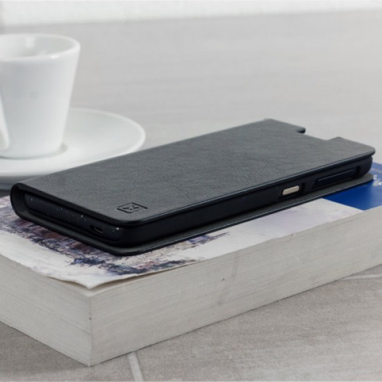 Olixar Leather-Style HTC Desire 530 / 630 Wallet Stand Case - Black