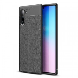 Olixar Attache Samsung Galaxy Note 10 Leather-Style Case - Black