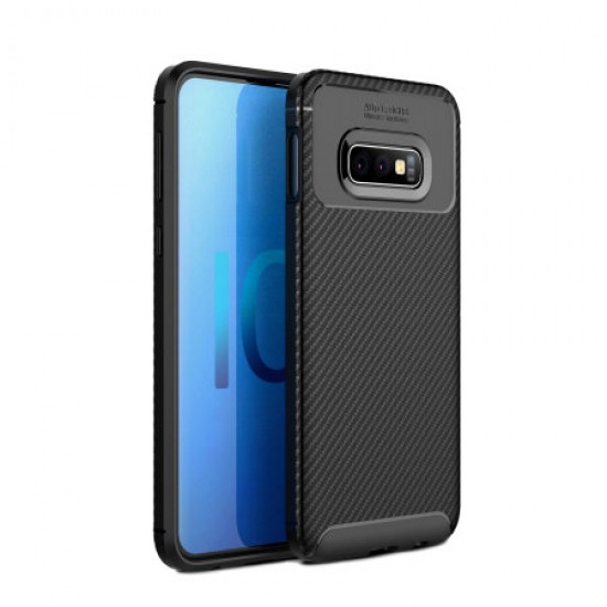 Olixar Carbon Fibre Samsung Galaxy S10e Case - Black
