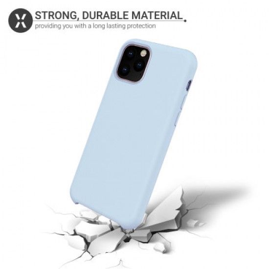 Olixar Soft Silicone iPhone 11 Pro Case - Pastel Blue