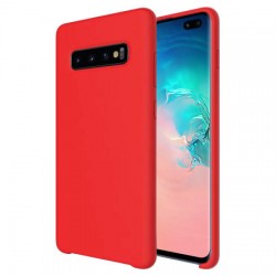 Olixar Samsung Galaxy S10 Plus Soft Silicone Case - Red