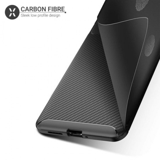 Olixar Carbon Fibre OnePlus 7T Case - Black