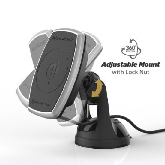 Scosche MagicMount iPhone 11 Pro Magnetic Holder Wireless Car Charger