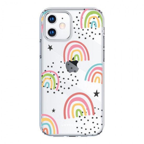 LoveCases iPhone 12 Gel Case - Abstract Rainbow