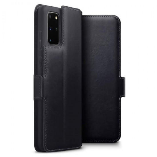 Olixar Slim Genuine Leather Samsung Galaxy S20 Plus Wallet Case