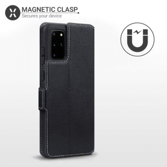 Olixar Slim Genuine Leather Samsung Galaxy S20 Plus Wallet Case