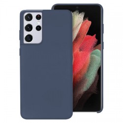 Olixar Samsung Galaxy S21 Ultra Soft Silicone Case - Midnight Blue