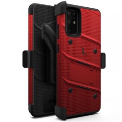 Zizo Bolt Samsung Galaxy S20 Tough Case - Red Zizo Bolt Samsung Galaxy S20 Tough Case - Red