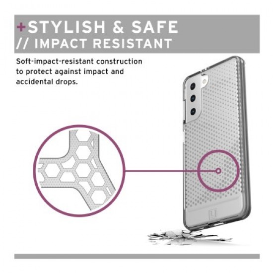 [U] By UAG Samsung Galaxy S21 Lucent Series Case - Ice